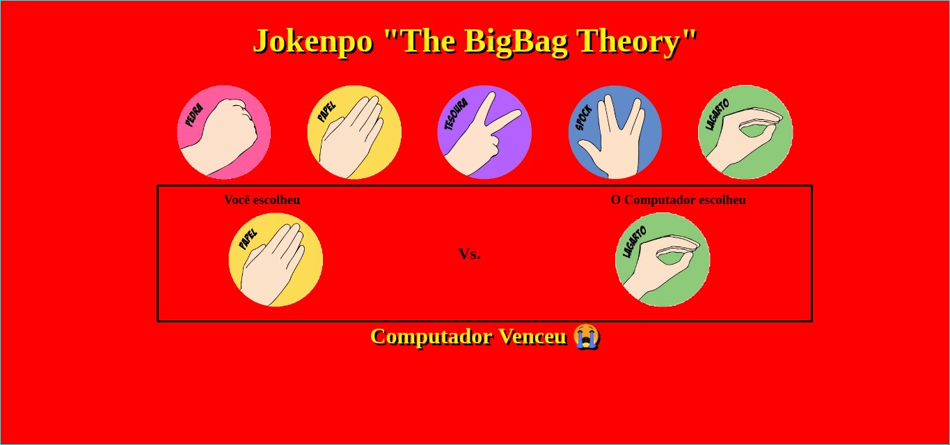 site Jokenpo versão The Big Bang Theory